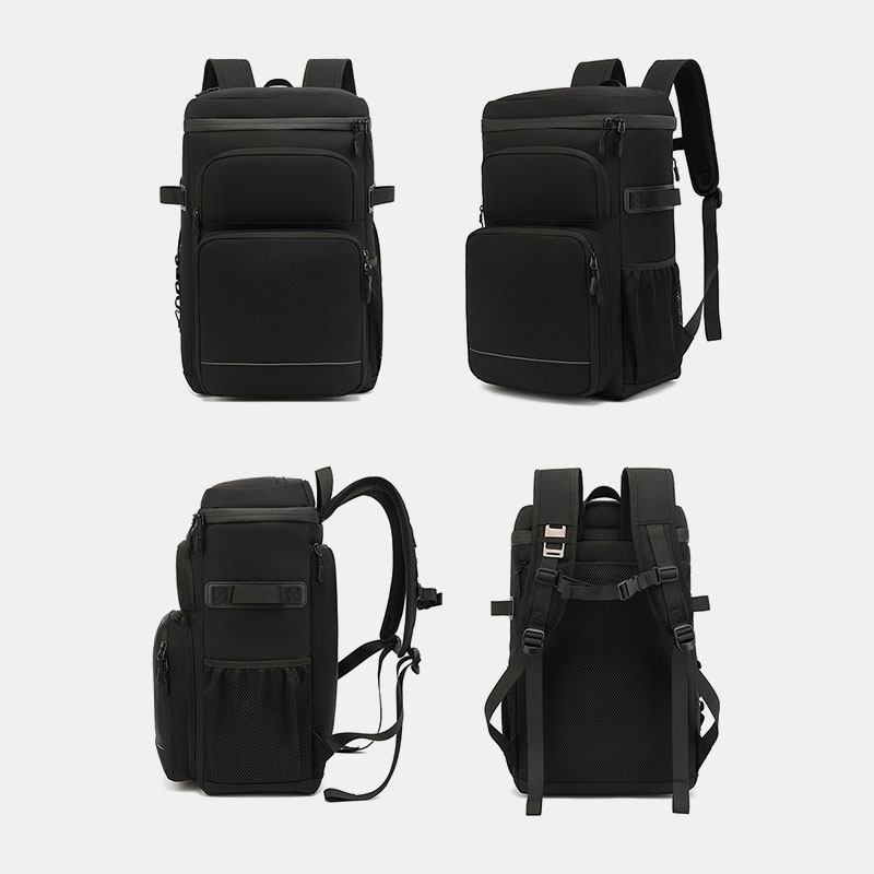 Män Casual Vattentät Stor Kapacitet Dacron-ryggsäck Multi-pocket Outdoor Camping Bag