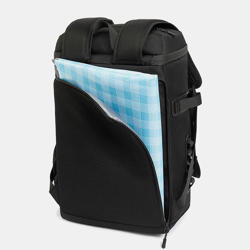 Män Casual Vattentät Stor Kapacitet Dacron-ryggsäck Multi-pocket Outdoor Camping Bag