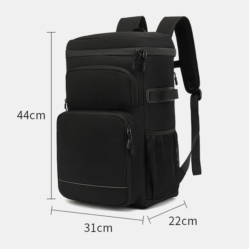 Män Casual Vattentät Stor Kapacitet Dacron-ryggsäck Multi-pocket Outdoor Camping Bag