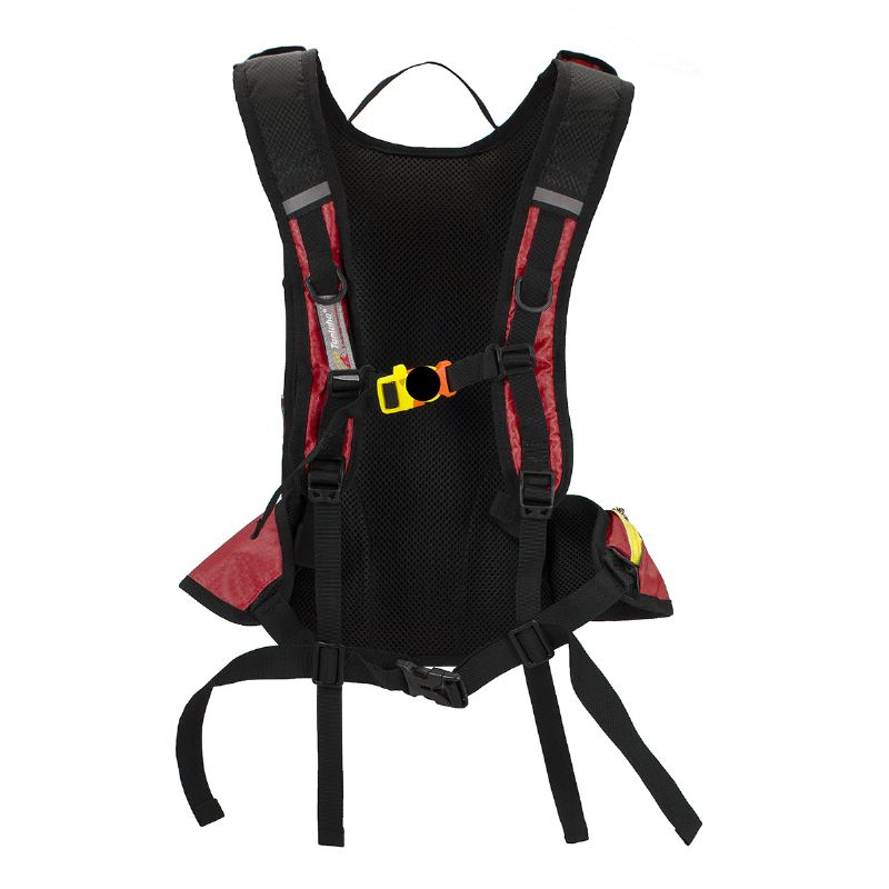 Multifunktionell 12l Motorcykelryggsäck Som Andas Vattentät Åkväska I Nylon