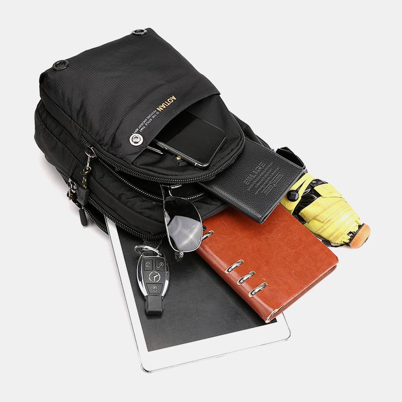Multifunktionell Ryggsäck För Män Vattentät Multi-carry Crossbody Bag Ryggsäck