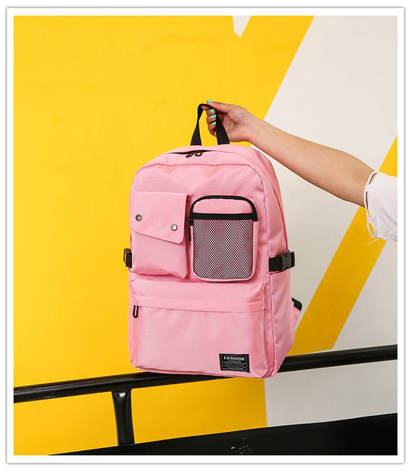 Utomhus Canvas Casual Ryggsäck Med Stor Kapacitet