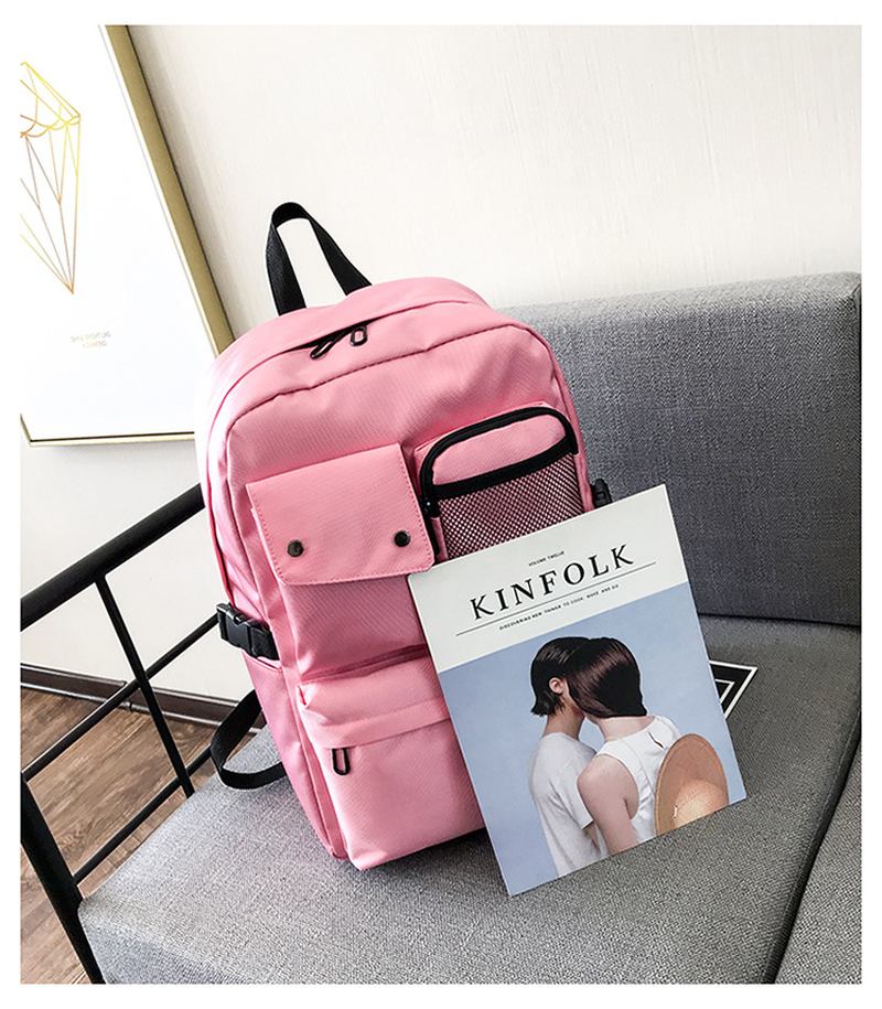 Utomhus Canvas Casual Ryggsäck Med Stor Kapacitet
