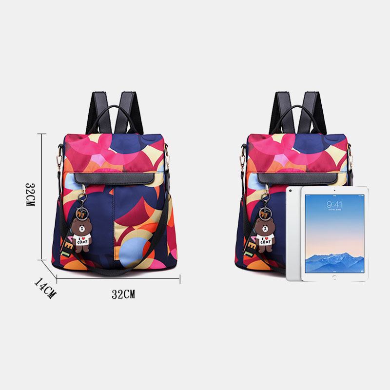 Wome Anti-theft Ryggsäck Vattentät Casual Bag