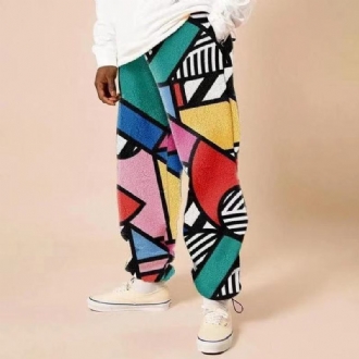 3d Full-color Lösa Casual Byxor Och Leggings För Män
