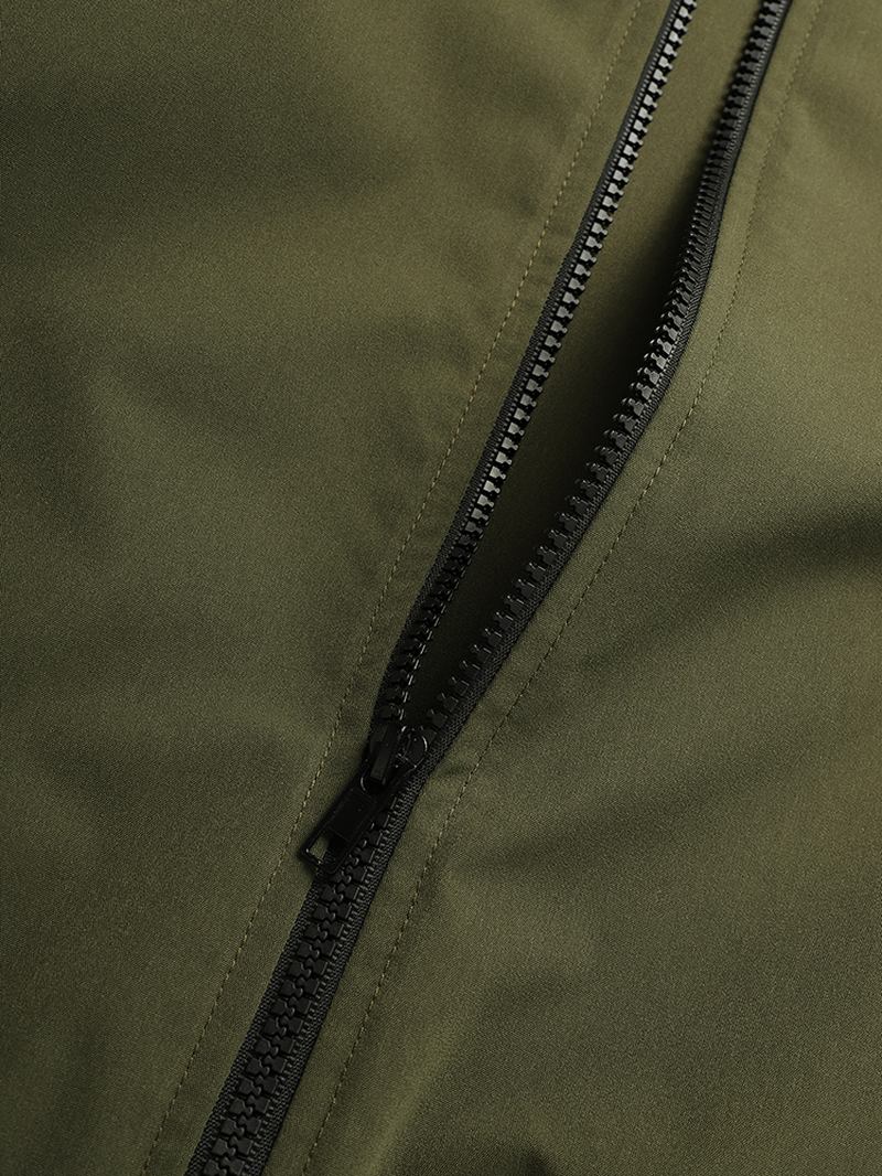 Blixtlås För Herr Med Lapelkrage Fritid Jumpsuit