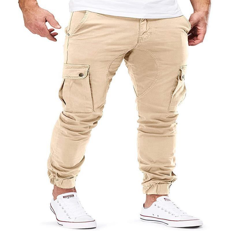 Casual Pants Overall Byxor Med Flera Fickor