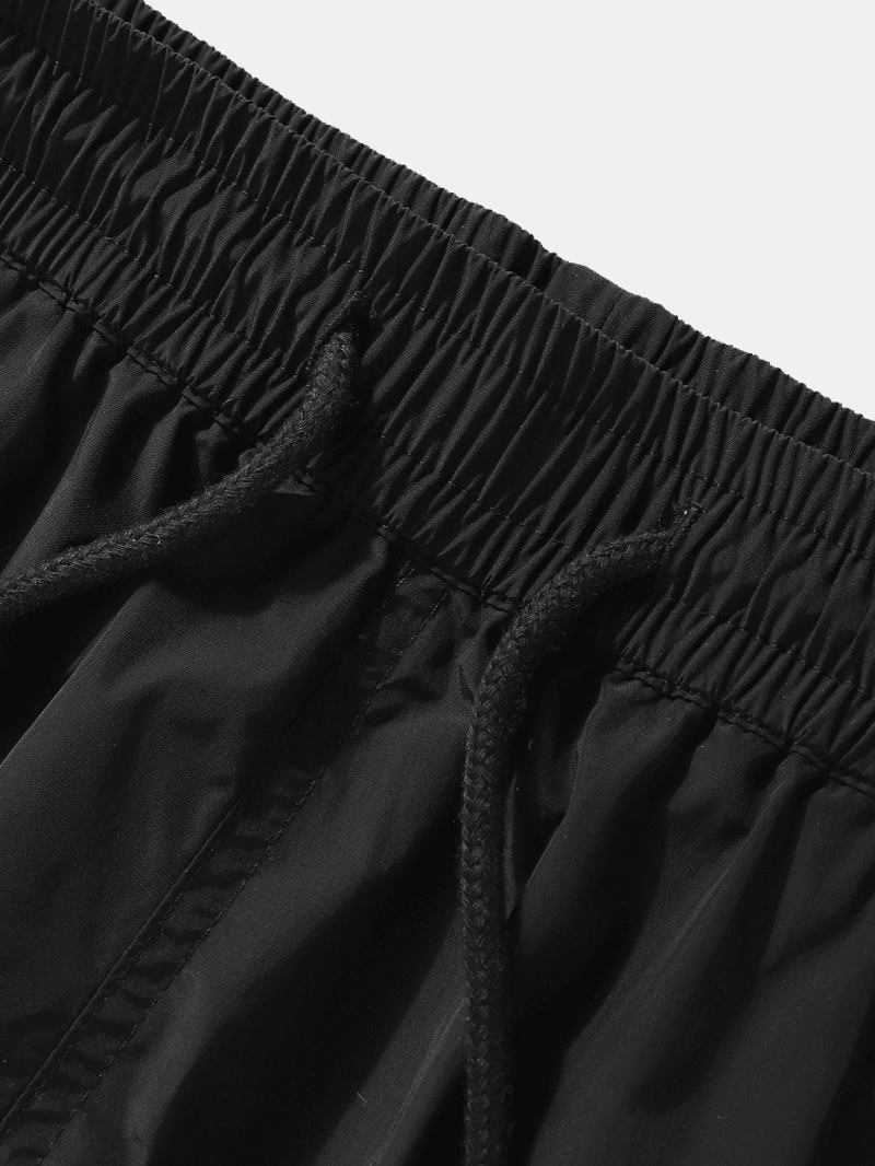 Enfärgad Bungysko För Män Fickor Designer Casual Joggingbyxor