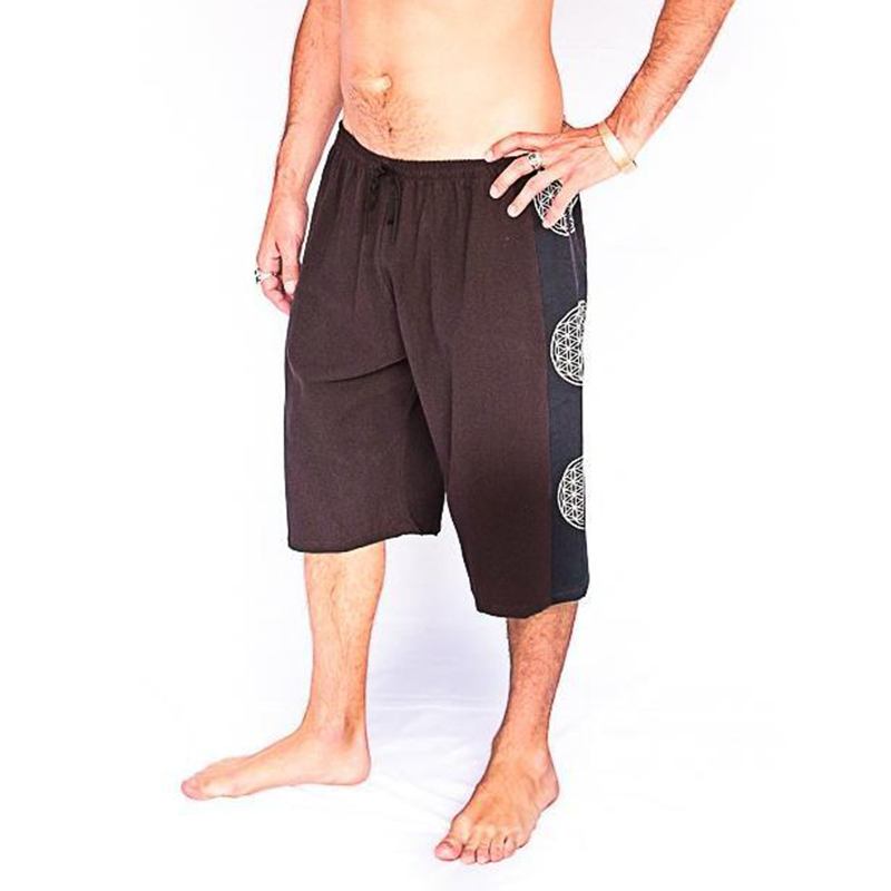 Herr Retrotryckt Beach Holiday Casual Shorts Andas Snabbtorka Half Pants