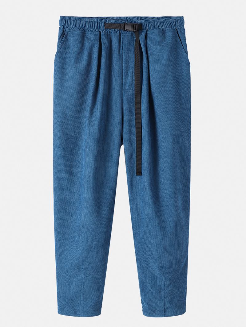 Herr Sidoficka Elastisk Midja Loose Cargo Byxor