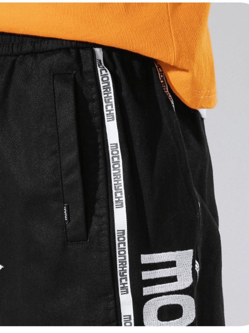 Herr Trend Loose Street Hip-hop Beam Feet Tide Sport Byxor