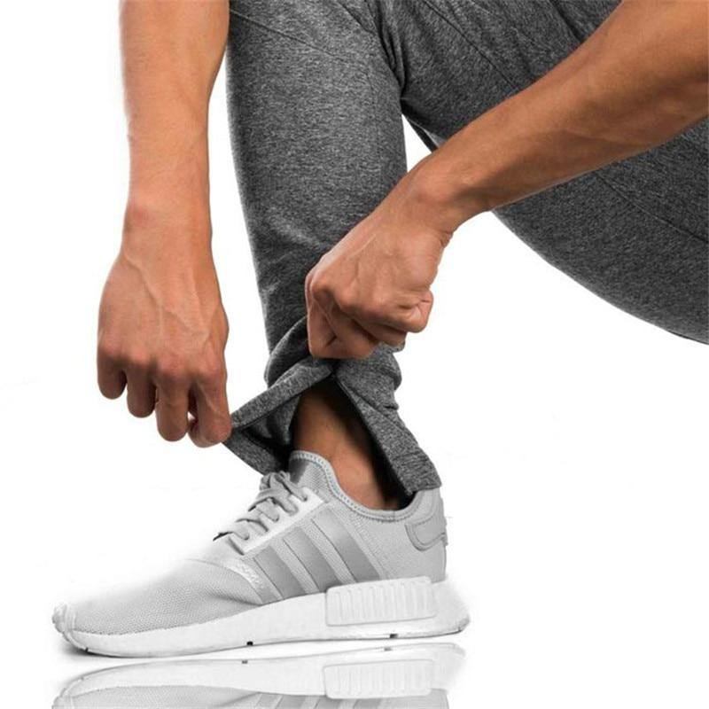 Herrbyxor Fitness Träningsbyxor Gym Joggingbyxor Träning Casual Byxor