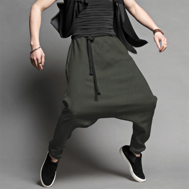 Hip-hop Lösa Casual Haremsbyxor För Män