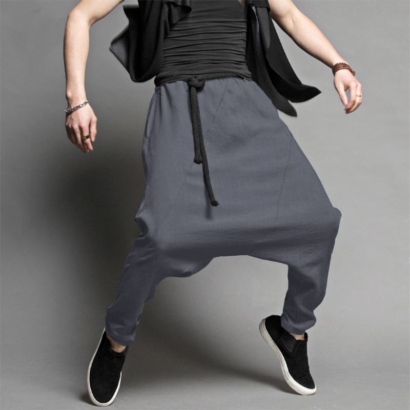 Hip-hop Lösa Casual Haremsbyxor För Män