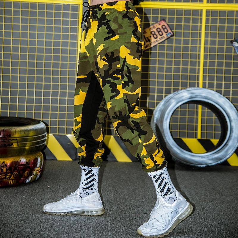 Loose Guard Pants Trendiga Skor Overaller Kamouflage