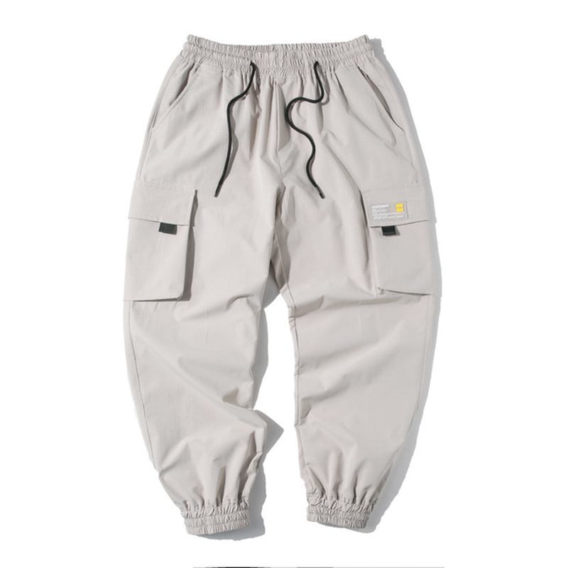 Män Tooling Pants Fötter Harem Pants Slim Pants