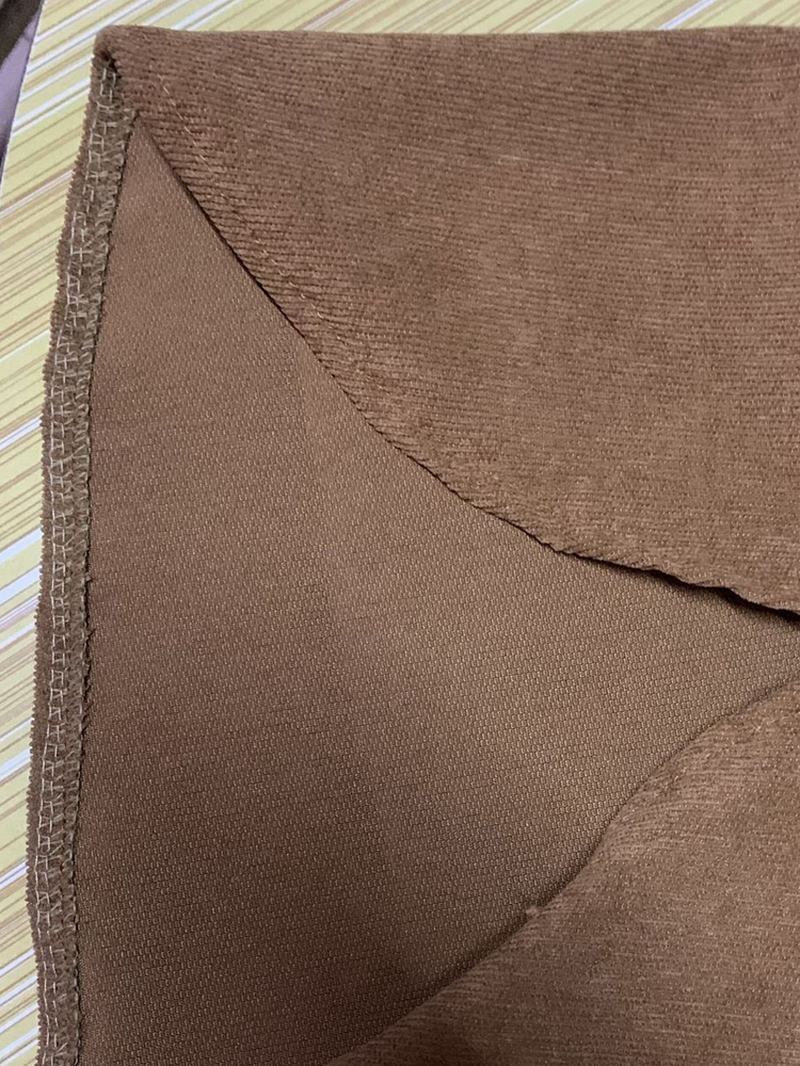 Manchester Enfärgade High Waist Casual Irregular Hem Pocket Byxor