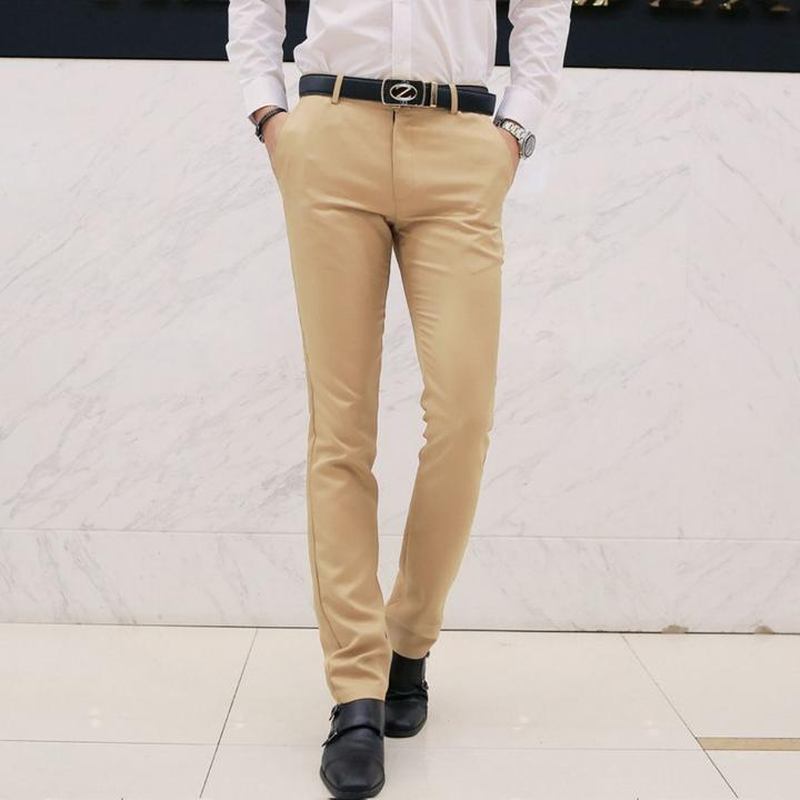 Mode Enkel Kostym Casual Byxor