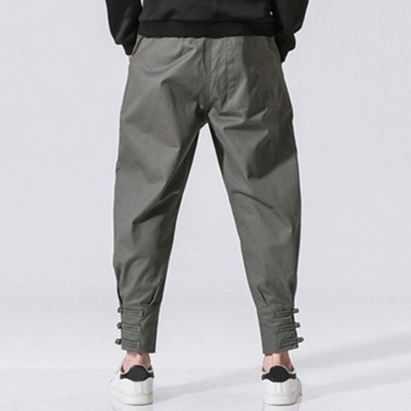 National Retro Fit Jogger Casual Byxor För Män